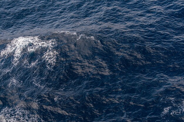 Belle photo des vagues de la mer