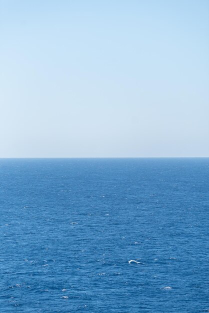 Belle photo des vagues de la mer