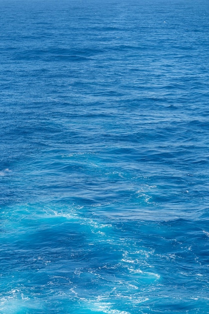 Belle photo des vagues de la mer