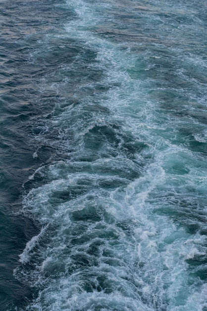 Photo gratuite une belle photo des vagues de la mer