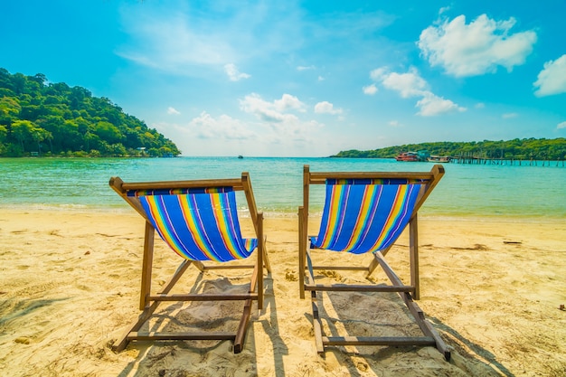 Photo gratuite belle plage tropicale et la mer