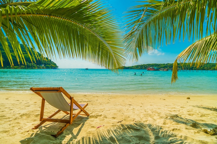 Photo gratuit belle plage tropicale et la mer
