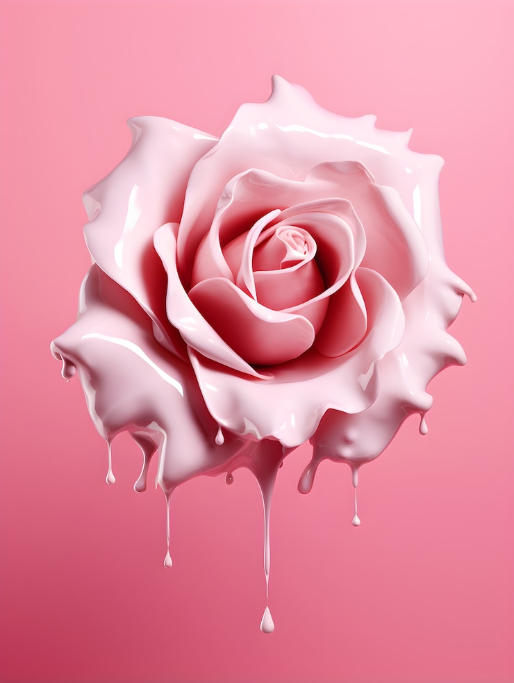Photo gratuit belle rose en studio