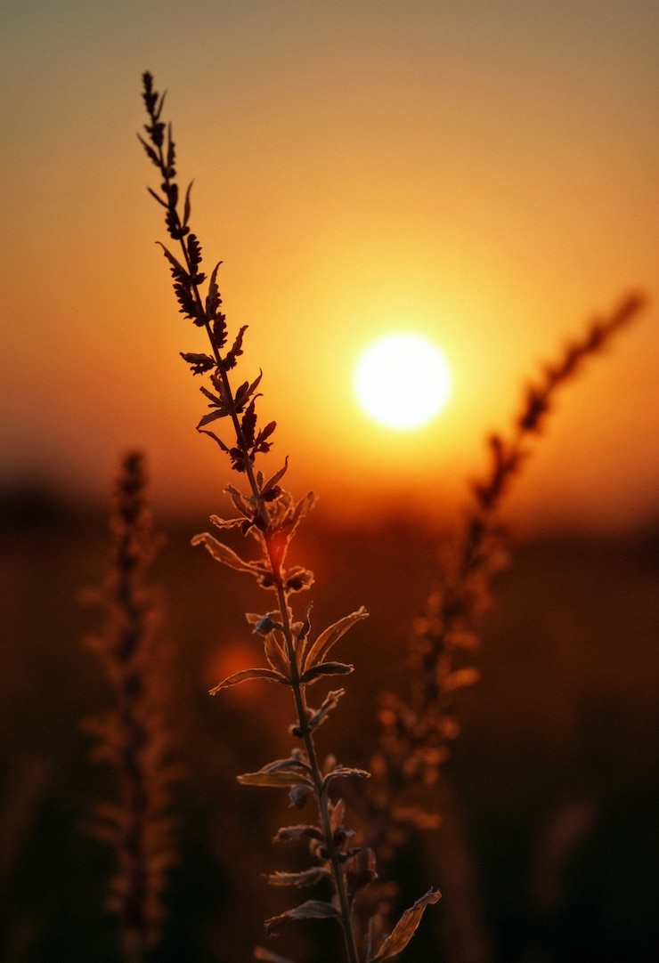 Photo gratuit une belle scène de coucher de soleil