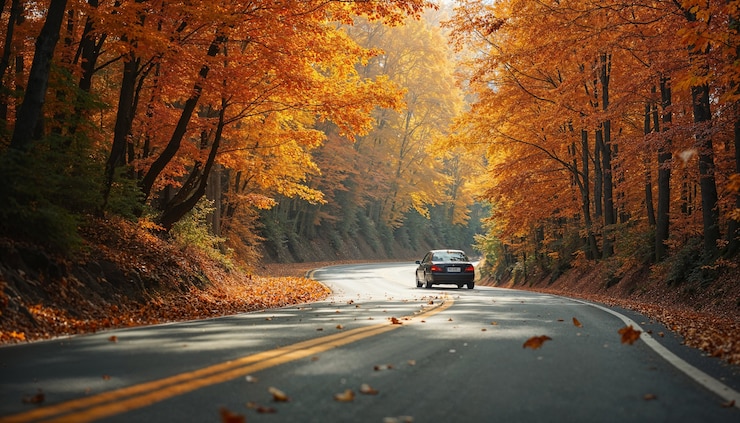 Photo gratuit une belle scène naturelle d'automne