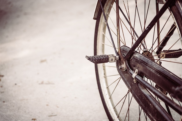 Photo gratuite belle scène de vélo blanc antique