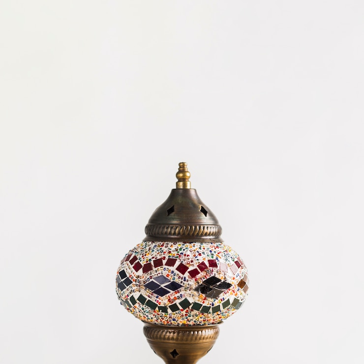Photo gratuit belle vaisselle vintage décorée de verre