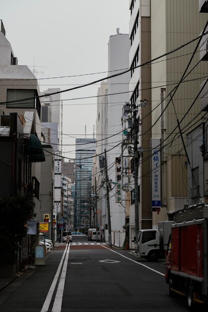 Belle ville du japon pendant la journée