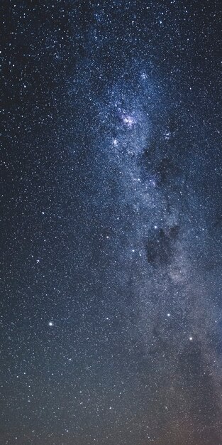 Belle voie lactée dans le ciel nocturne