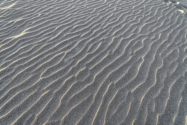 Belle vue sur les dunes de sable plat de Mesquite à Death Valley National Park en Californie, USA