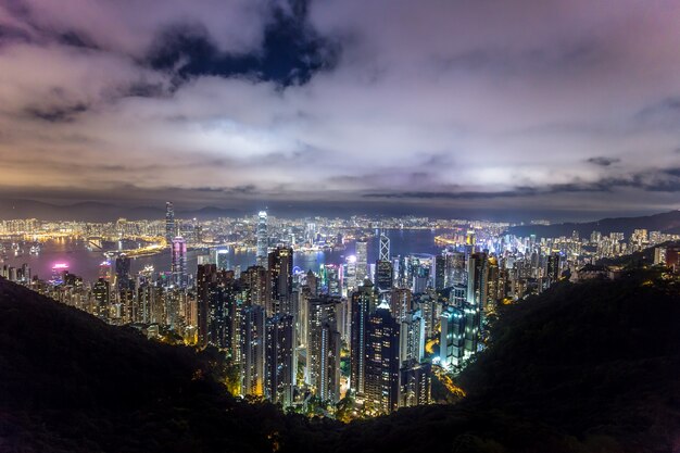 Belle vue sur Hong Kong