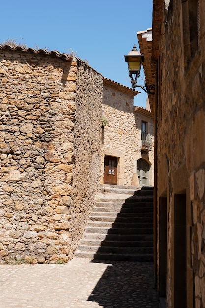 Belle vue sur les vieux bâtiments