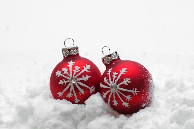 Photo gratuite belles boules de noël