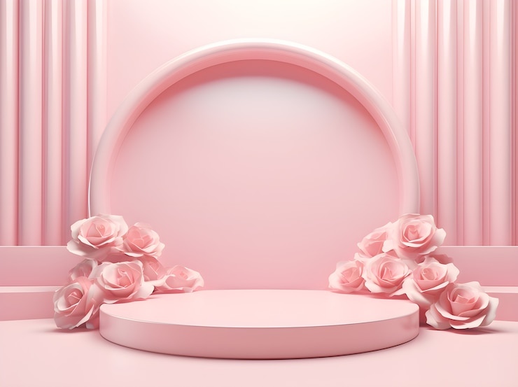 Photo gratuit belles fleurs et scène en studio