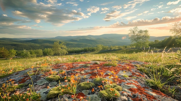 De belles plantes dans un environnement naturel