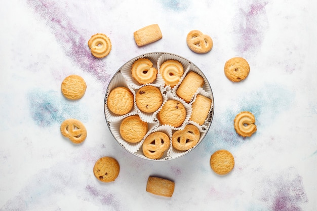 Biscuits au beurre danois.