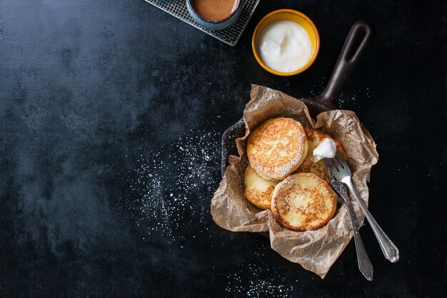 Biscuits au sucre sur le dessus