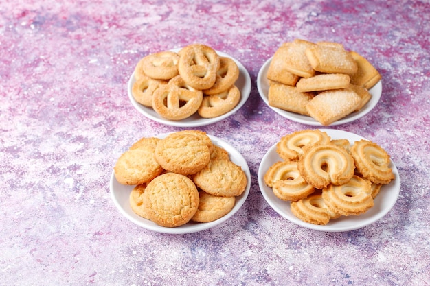 Biscuits danois au beurre.