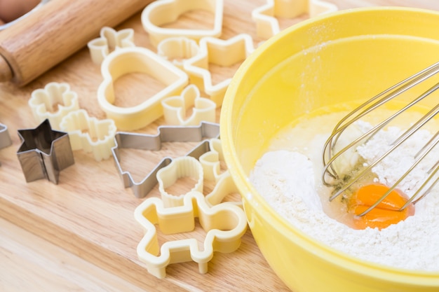 biscuits de Noël préparation