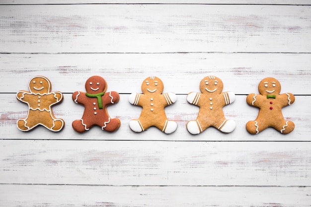 Photo gratuite biscuits de noël