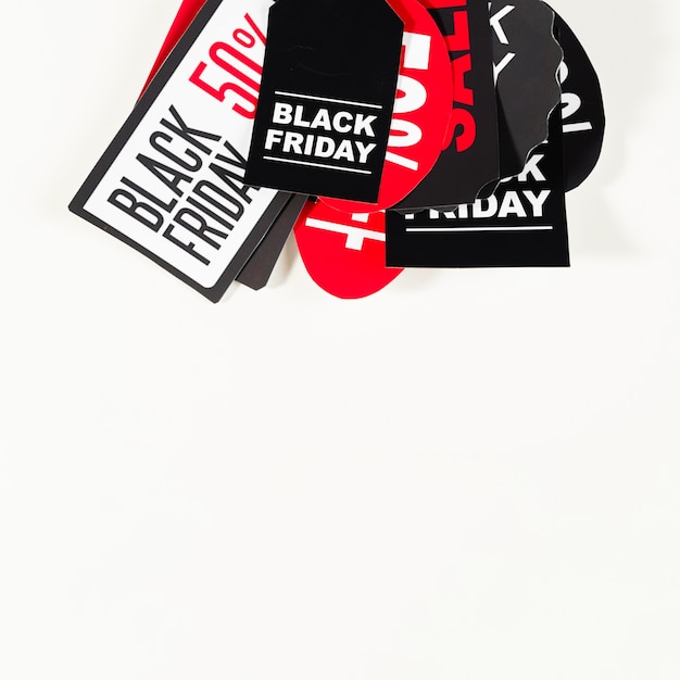 Black Friday étiquettes de vente