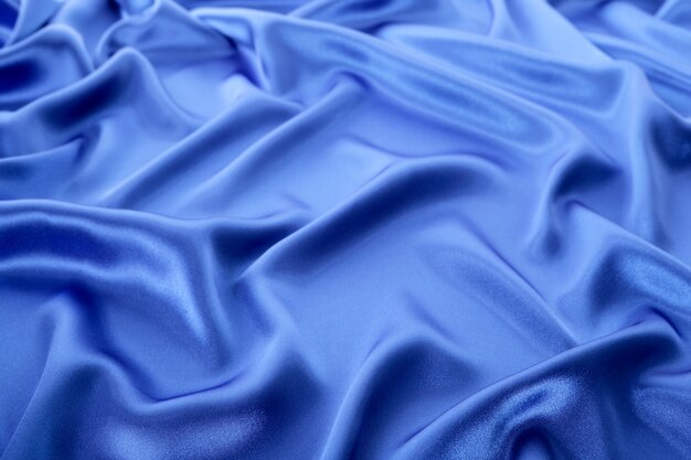 Bleu satin brillant fond