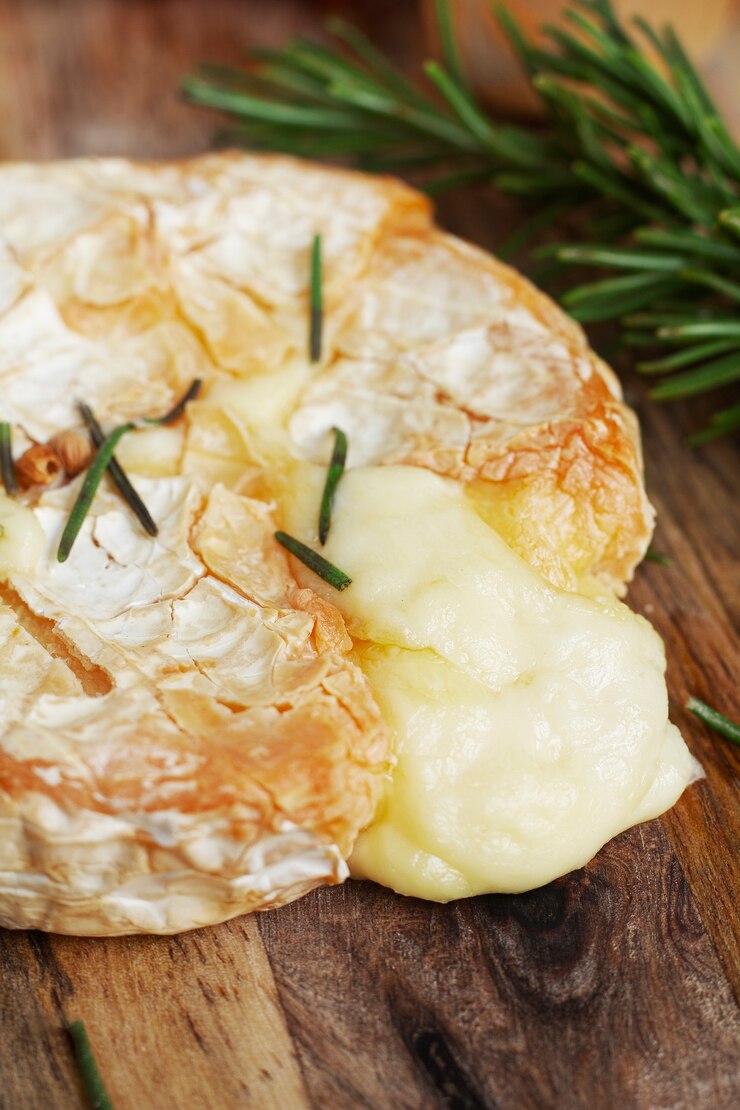 Photo gratuit bloc de délicieux fromage légèrement fondu