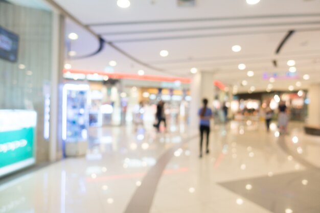 Blur shopping mall