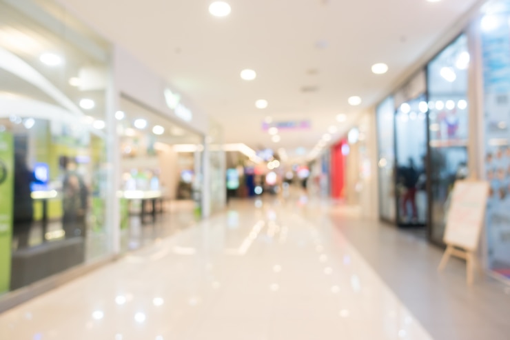 Photo gratuit blur shopping mall