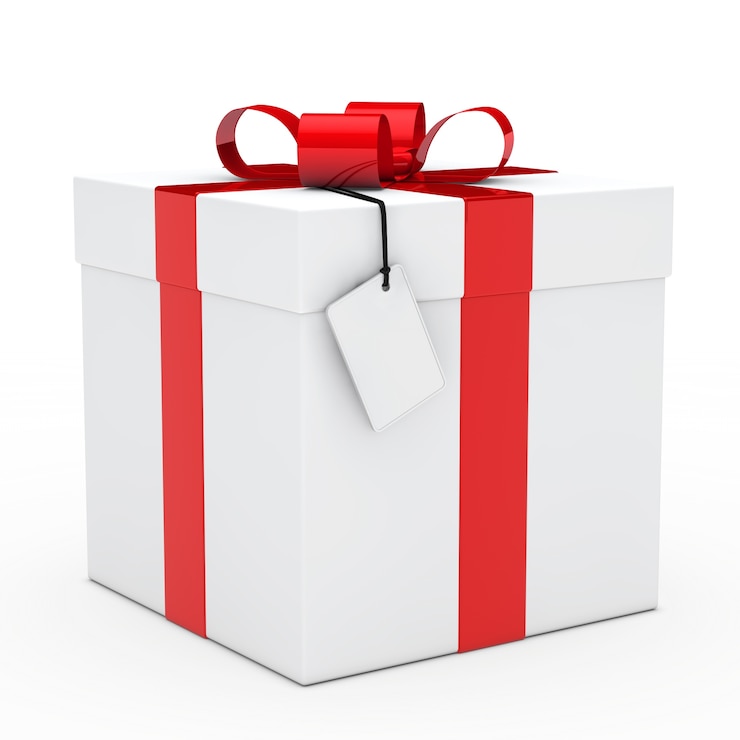 Photo gratuit une boîte cadeau avec un joli nœud.