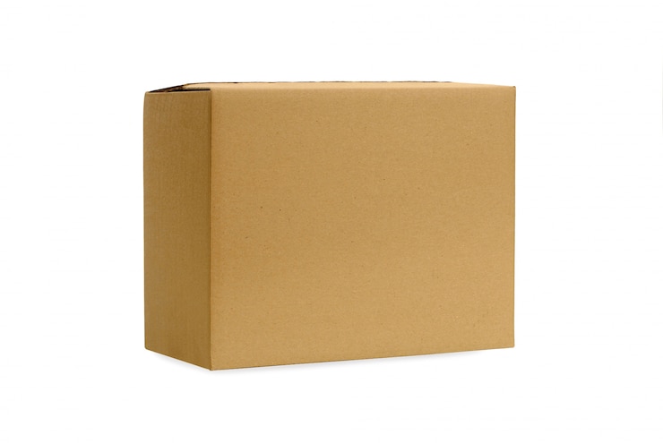 Photo gratuit boîte en carton ordinaire