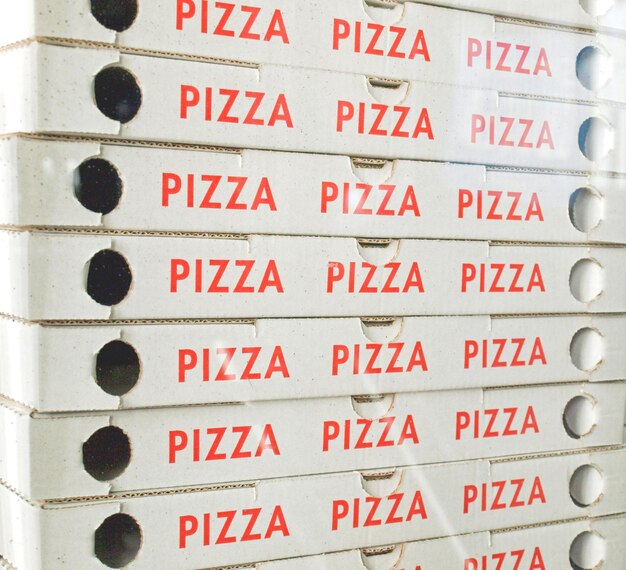 Boîte à pizza en carton