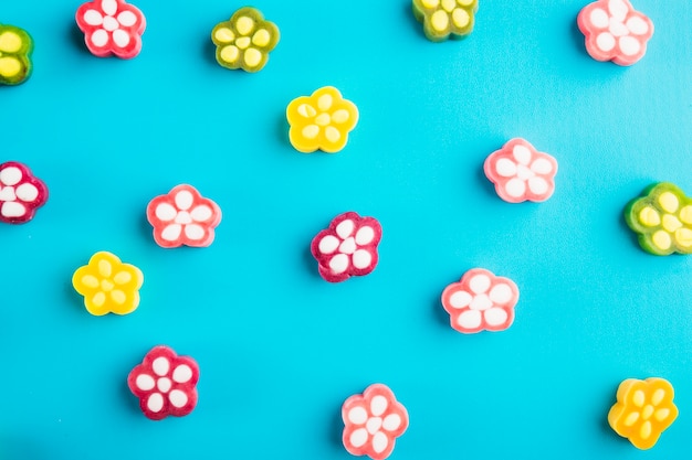 Bonbons aux petites fleurs