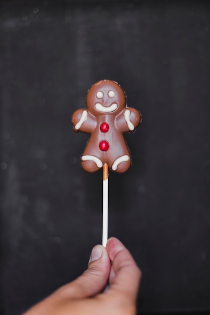 Photo gratuite bonhomme en pain d'épice