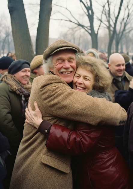 Photo gratuite bonne célébration de la nouvelle année 2024