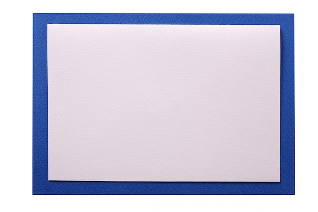 Bordure bleue de carte d'invitation de Noël isolée