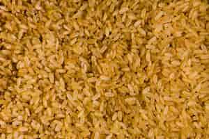 Photo gratuite bouchent la texture du riz