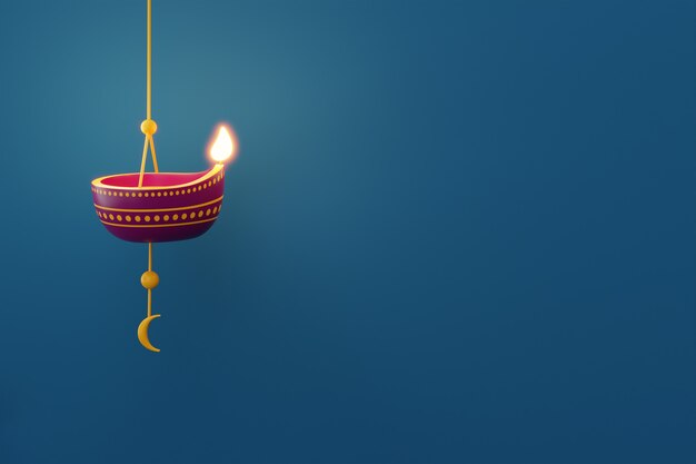 Bougie allumée fête des lumières