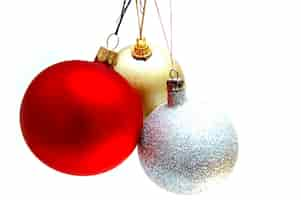 Photo gratuite boules de noel