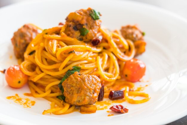 Boulettes de spaghetti