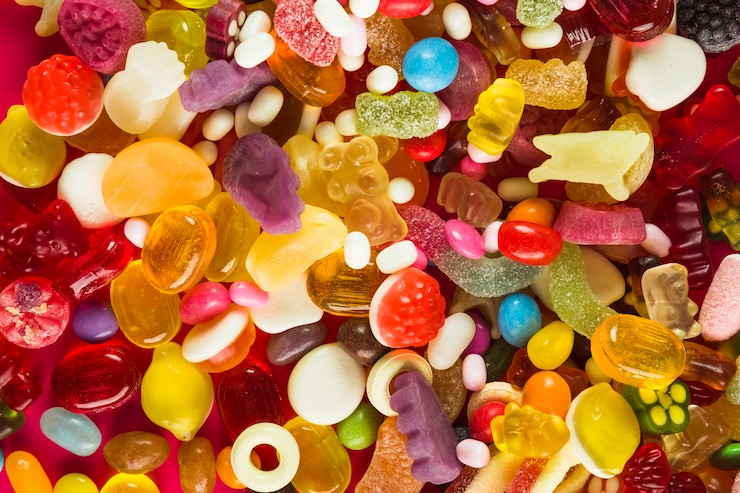Photo gratuit bouquet de bonbons