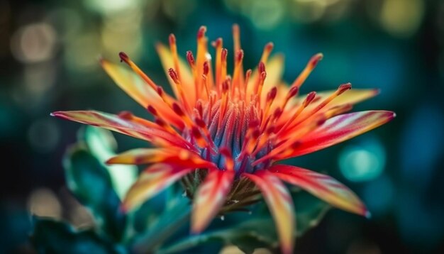 Photo gratuite le bouquet de marguerites de gerbera vibrant met en valeur la beauté de la nature dans des pétales multicolores générés par l'ia