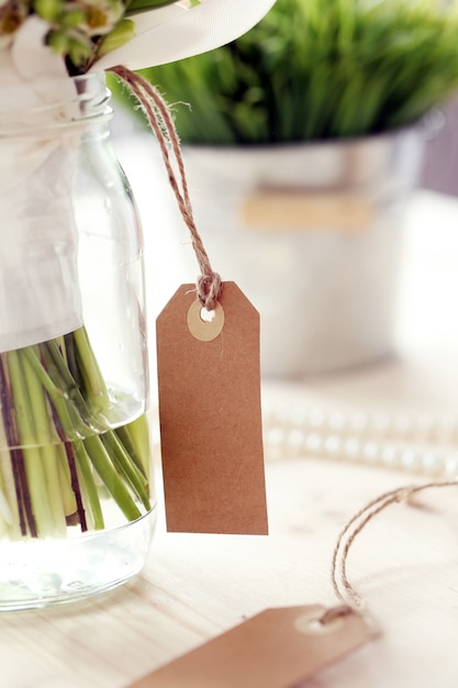 Bouquet sur la table