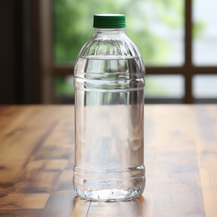 Photo gratuit bouteille d'eau transparente à l'intérieur