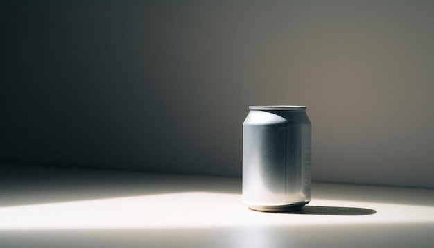 Photo gratuite bouteille transparente d'eau douce sur table générée par l'ia