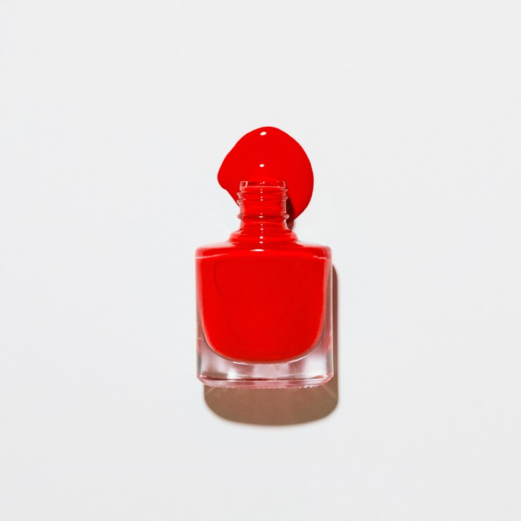Photo gratuit bouteille de vernis à ongles