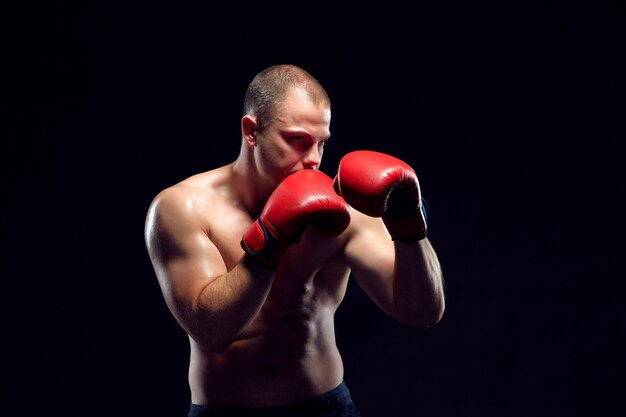 Boxe jeune boxeur