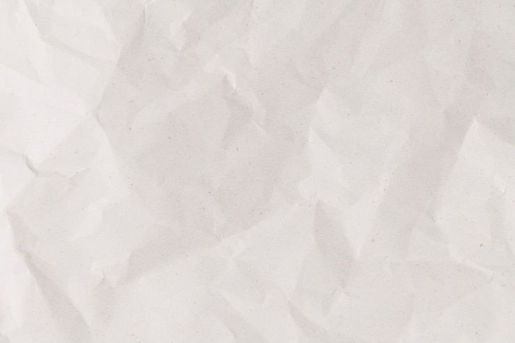 Photo gratuit bricolage simple de fond de papier froissé blanc