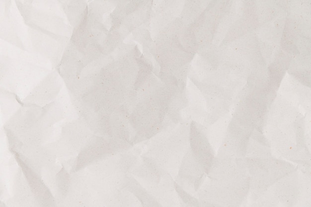 Bricolage simple de fond de papier froissé blanc