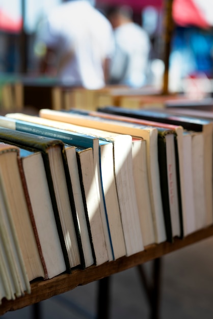 Brocante avec livres